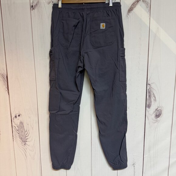 Carhartt Women’s Rugged Flex Peak Cargo Jogger Scrub Pant Medium Pewter EUC - Picture 4 of 10